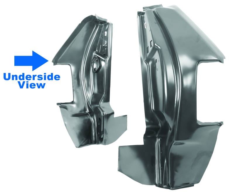 Tail Lamp Panels for 1968 - 1972 El Camino, Right and Left Side