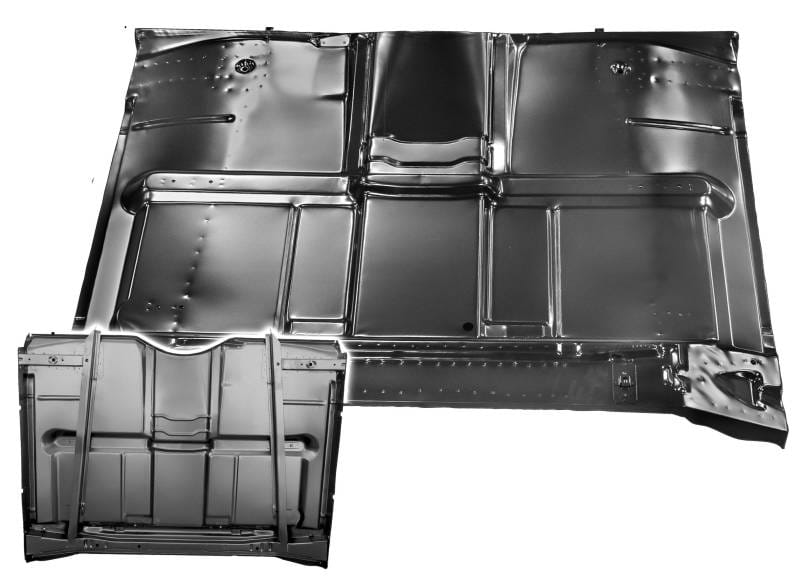 1967 - 72 Chevy Pick Up Complete Cab Floor Panel with Brace