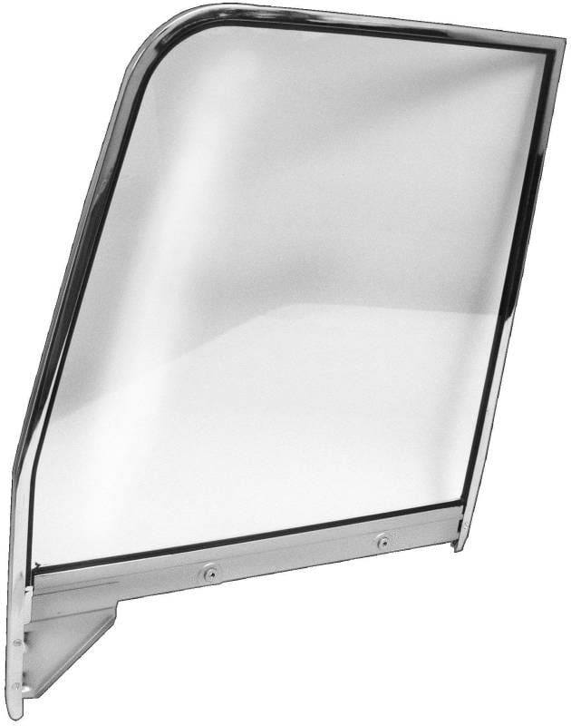 Door Window Frame w/Clear Glass for 1955 - 1959 Chevy Truck