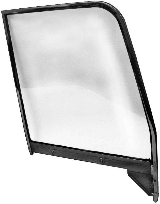 Door Window Painted Frame w/Clear Glass for 1955 - 1959 Chevy Truck