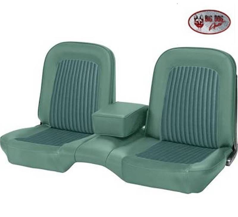 Standard Upholstery for 1968 Mustang Coupe w/Bench Seat (Front & Rear)