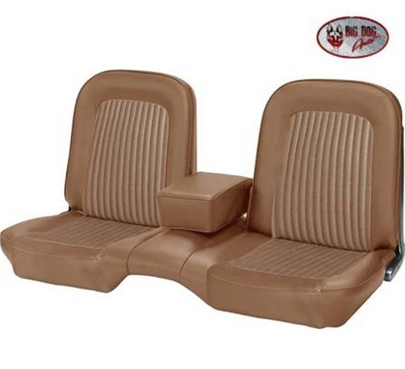 Standard Upholstery for 1968 Mustang Convertible w/Bench Seat (Front & Rear)