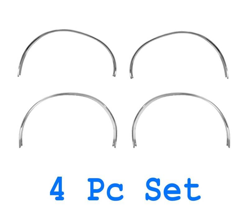 4 Pc 71-73 Mustang Wheel Opening Molding Set (Chrome)