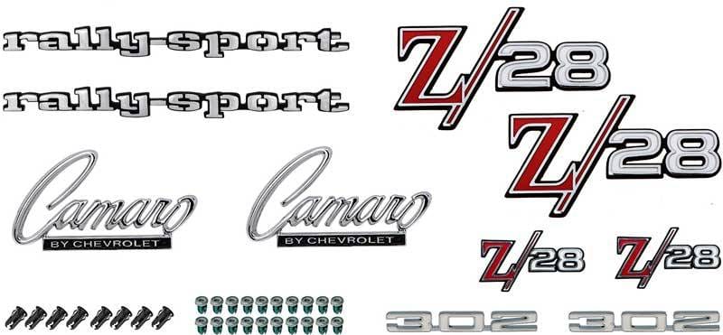 *R1092 - 1969 Camaro 302 Z28 with RS Option and Cowl Hood Emblem Kit