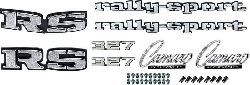 *R1083 - 1969 Camaro RS with 327 Emblem Kit