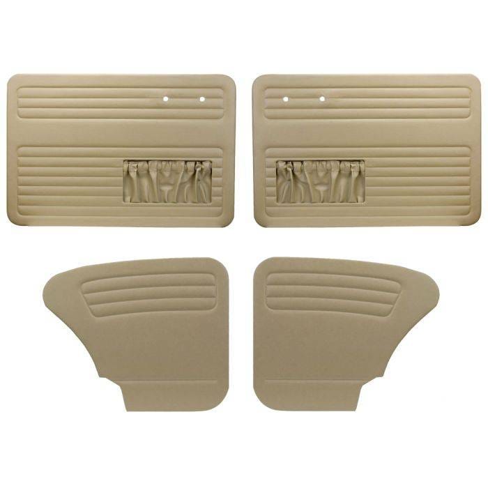 1965 -1966 Volkswagen Bug Sedan Authentic Style Door Panels - Full Set w/Pocket