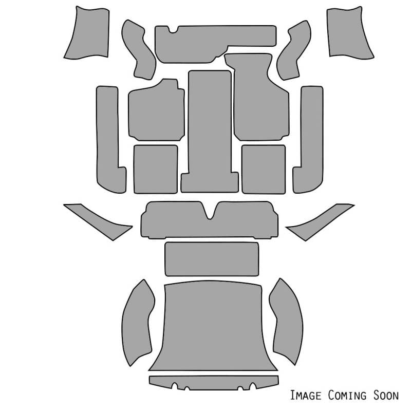 VW Carpet Kit 20pc. (With Footrest) 1969-74 VW Ghia Sedan