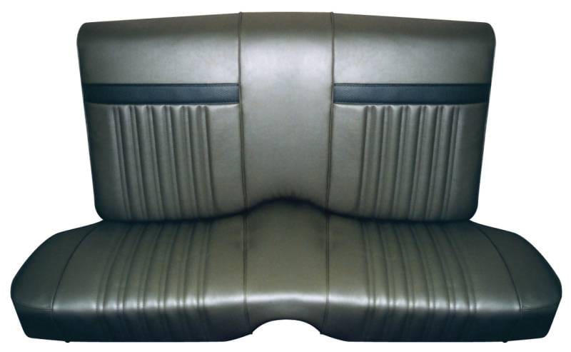 1968 Cougar Hardtop Front/Rear Bench Seat Upholstery - Decor Style