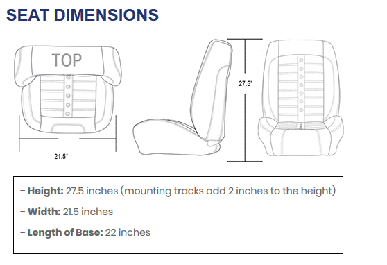 TMI Pro Series Sport Low Back w/Headrests Bucket Seats for Camaro