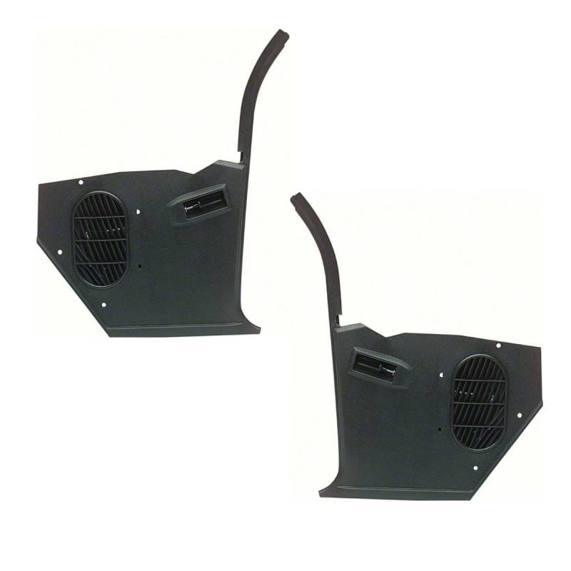 1967-68 Camaro & Firebird Kick Panel Set - Black