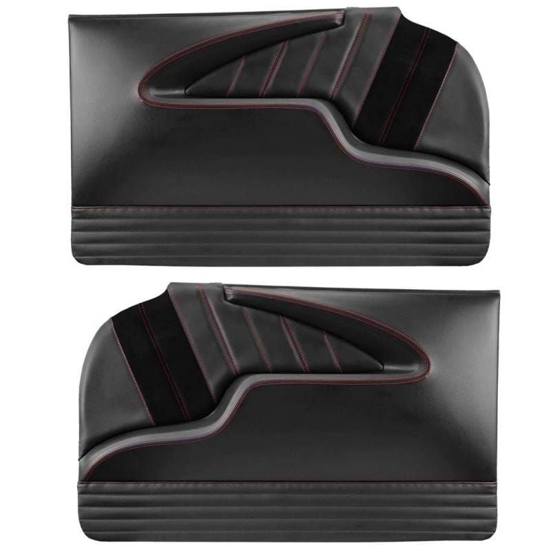 1955, 1956, 1957 Chevy Sport R Bucket Seat Interior Kit 2 with Consoles