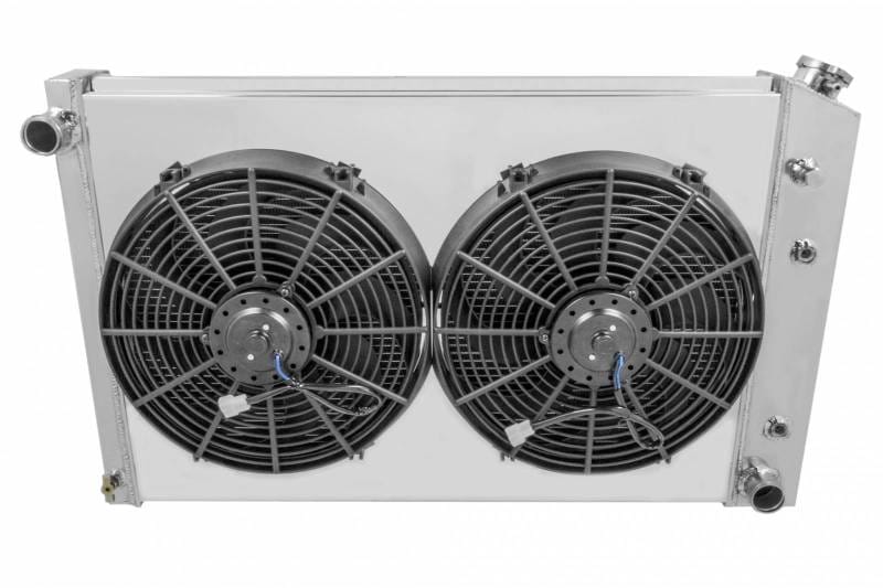 Three Row Champion Aluminum Radiator Combo for 1981 - 1990 BLAZER, JIMMY, GMC TRK FSCC716COMBO
