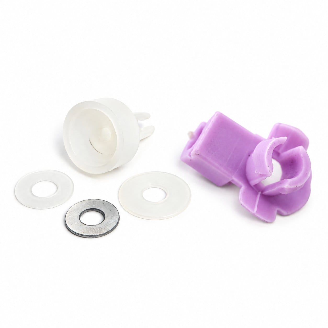 1964-1965 Ford Falcon Fairlane 1965-1966 Mustang Door Latch Rod Retainer Clip Bushing Kit