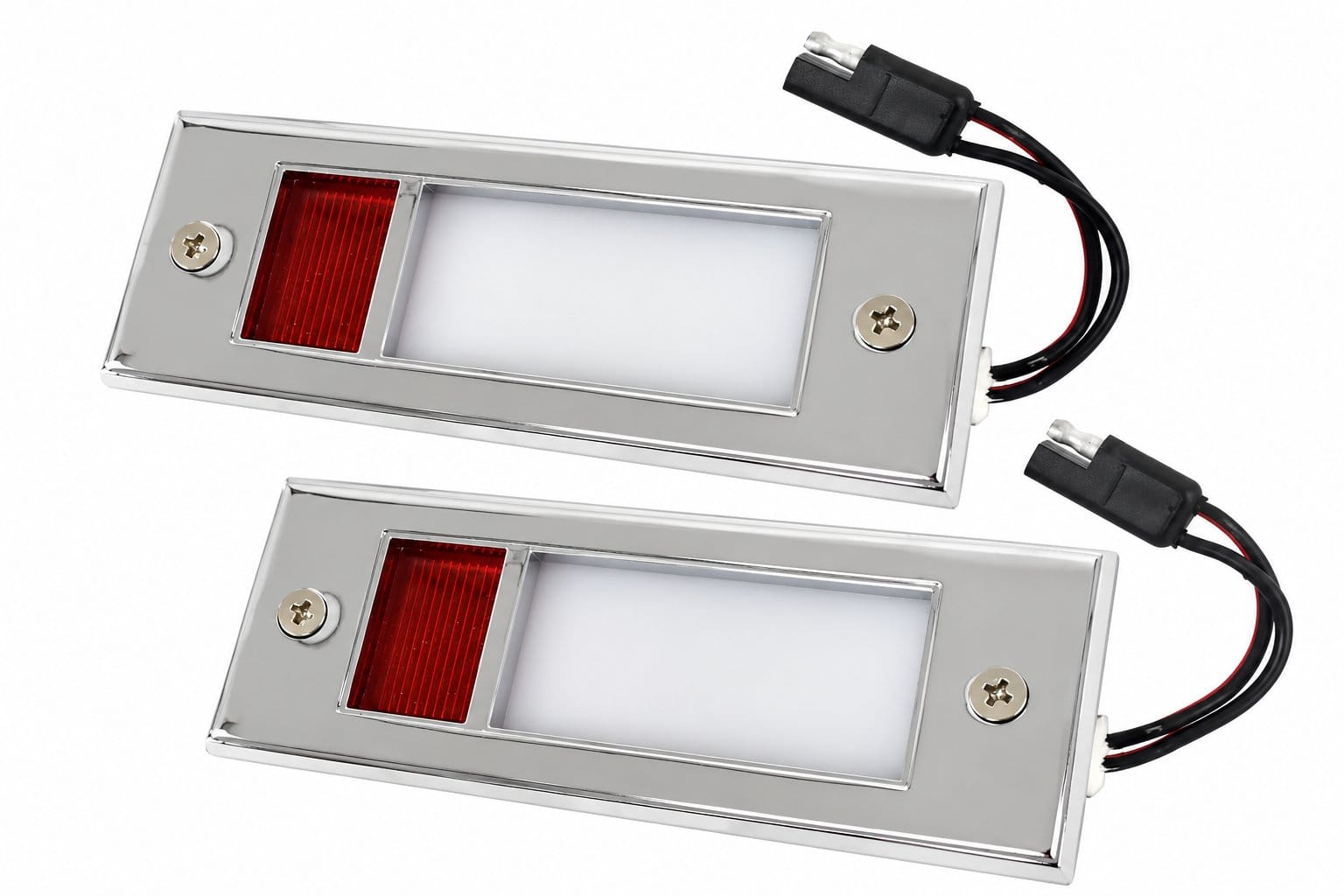 1965-1966 Ford Mustang Door Courtesy Light Assembly Pair Driver & Passenger Side