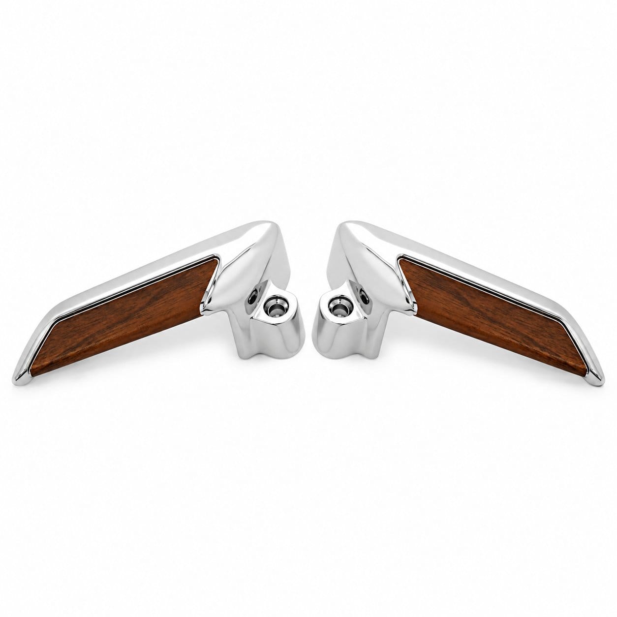 1965-1966 Ford Mustang Pony Interior Door Handles – Chrome – Pair LH RH