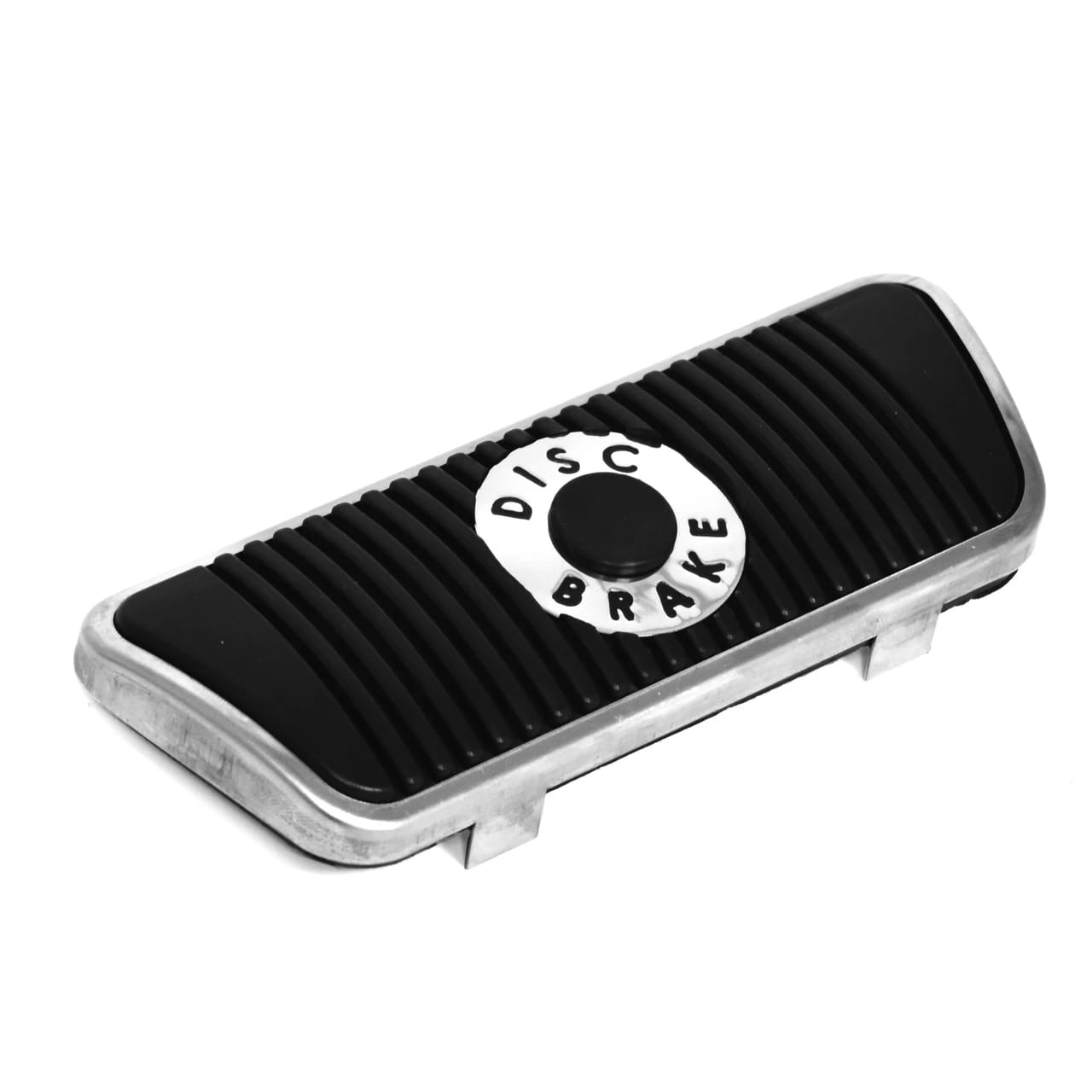 1966-1975 Ford Mustang Cougar Fairlane Falcon Torino Maverick Disc Brake Pedal Pad Automatic – Stainless Trim