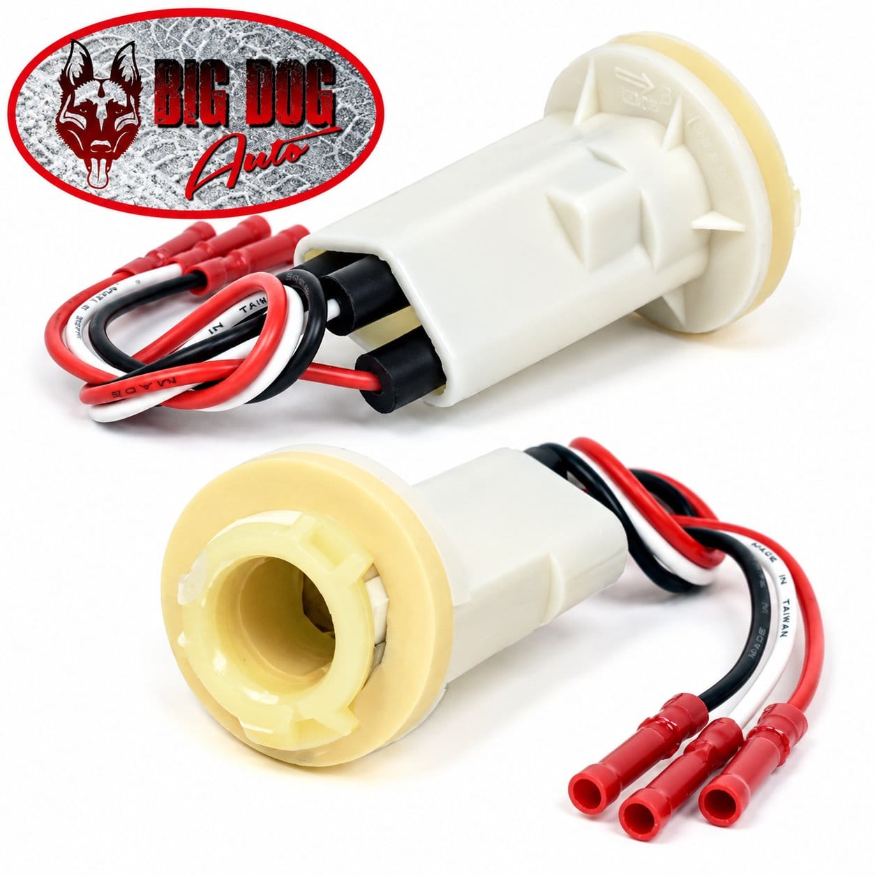 1974-1986 Ford F-100 F-150 F-250 F-350 Pickup Parking Tail Light Socket & Wiring Pigtail Pair