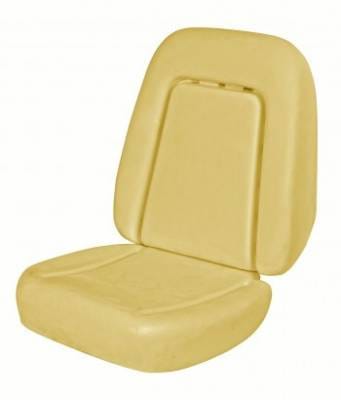 1969 Camaro Coupe, Convertible Standard Replacement Bucket Seat Foam