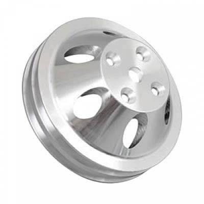 Chevy Small Block Water Pump Pulley - Double Groove, LWP