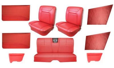 1964 Impala SS Bucket Seat Upholstery, Carpet & Panel Package 4