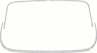 K123 - 1962-64 Impala / Impala SS 2 Door Hardtop Back Glass Molding Set