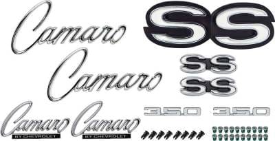 *R1073 - 1968 Camaro SS 350 without RS Option Emblem Kit