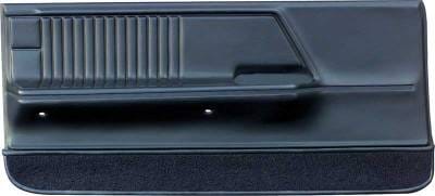 1967 Camaro / Firebird Black Deluxe Molded Front Door Panels