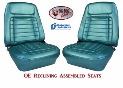 1968 Camaro Deluxe OE Reclining Front Bucket Seats