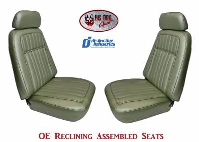 1969 Camaro Deluxe with Comfortweave OE Reclining Front Bucket Seats