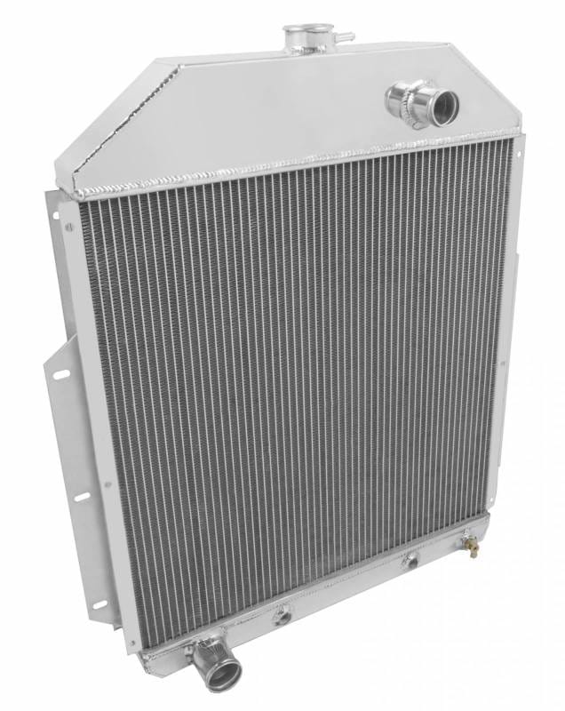 Champion Three Row Aluminum Radiator for 1942-1952 Ford Truck w/ Ford V8 CC4252FD