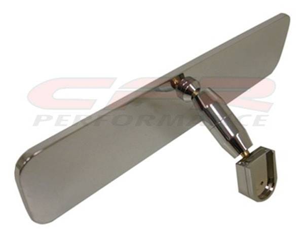 Rear View Mirror Universal Fit for Ford, Chevy, Mopar Polished Billet Aluminum