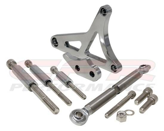Alternator Bracket Set for 1979 to 1993 Ford Mustang 5.0 Polished Billet Aluminum