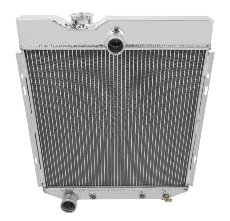 Champion Three Row All Aluminum Radiator for 1966-1977 Ford Bronco 6cyl Conversion cc6677