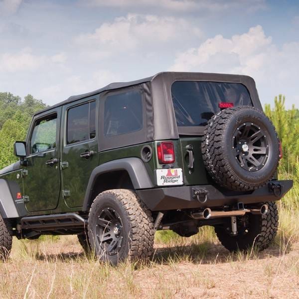 XHD Soft Top, Black Diamond; 07-09 Jeep Wrangler JKU