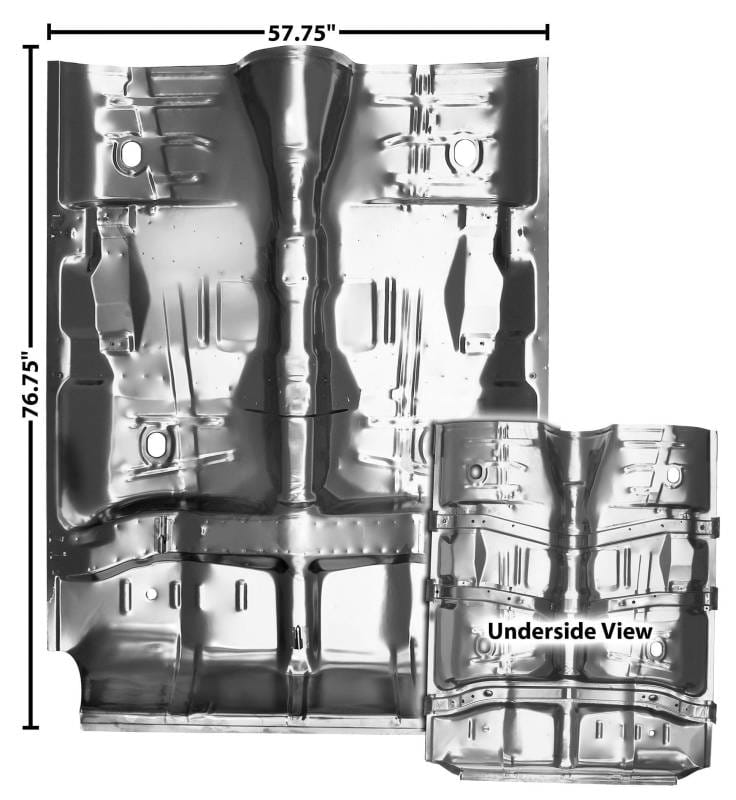 Floor pan for 1968 - 1969 El Camino