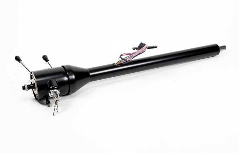 Ididit Universal 28" Tilt Floor Shift Steering Column with id.CLASSIC Ignition - Black