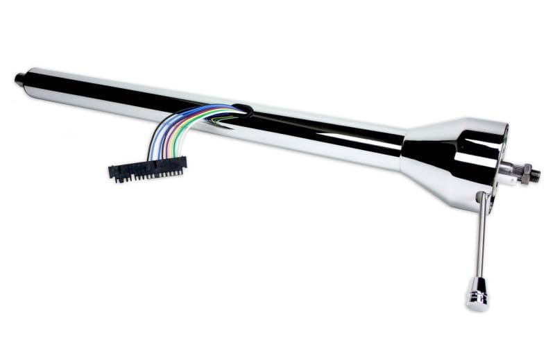 Ididit Universal 32" Straight Floor Shift Steering Column - Chrome