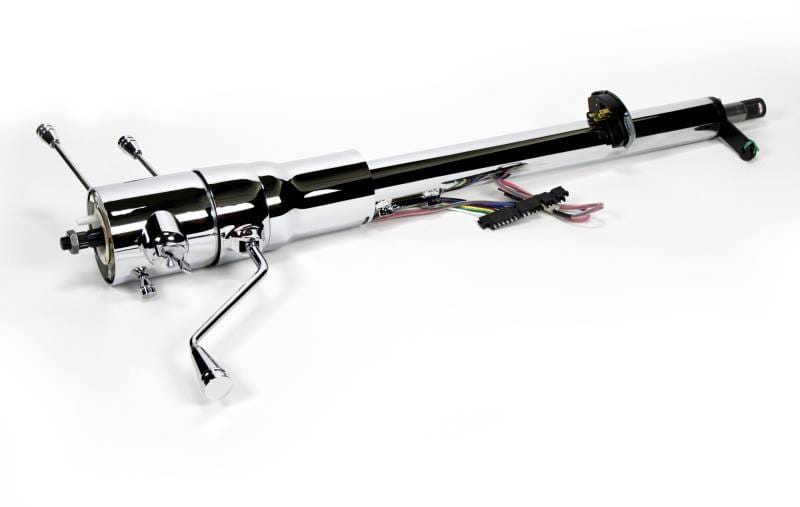 Ididit 1969-72 Chevelle El Camino Tilt Column Shift Steering Column with id.CLASSIC Ignition - Chrome