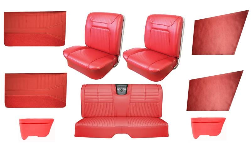 1964 Impala SS Bucket Seat Upholstery, Carpet & Panel Package 4
