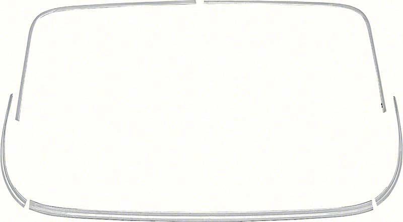 K123 - 1962-64 Impala / Impala SS 2 Door Hardtop Back Glass Molding Set