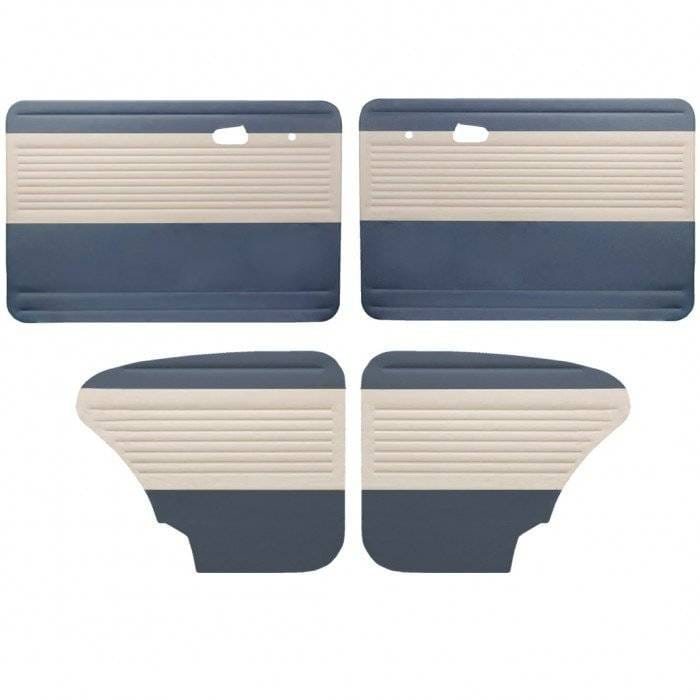 1949-1978 Bug, 2 Tone, Horizontal Panels, Front & Rear, w/o Pockets