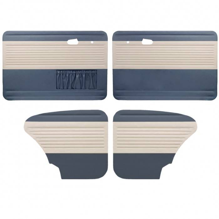 1949-1978 Bug, 2 Tone, Horizontal Panels, Front & Rear, with DS Pocket