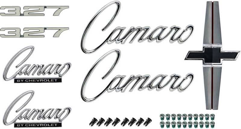 *R1071 - 1968 Camaro Standard 327 Emblem Kit