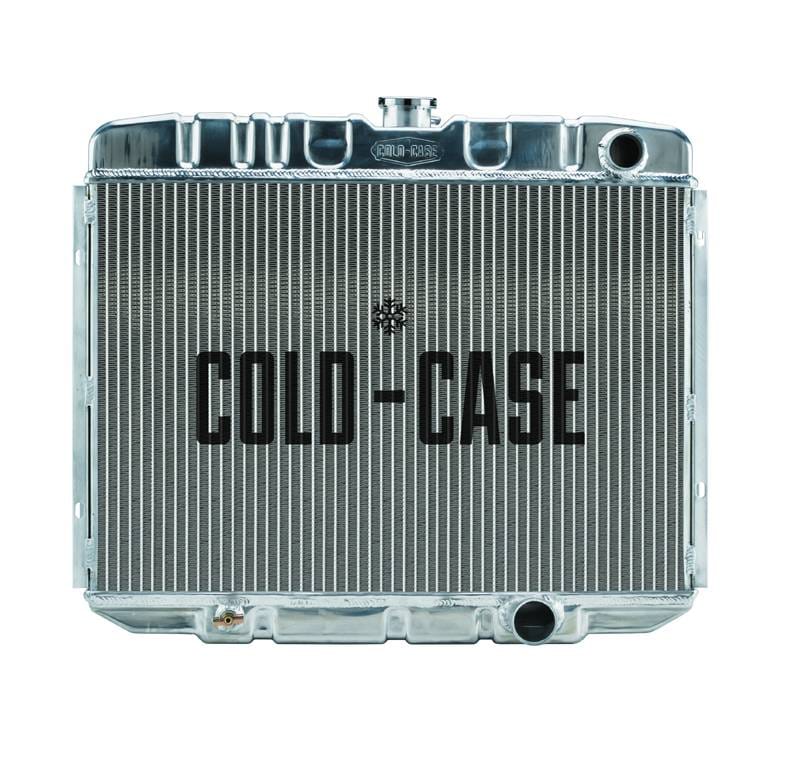 67-70 Mustang SB 24 Inch Aluminum Performance Radiator MT Cold Case Radiators