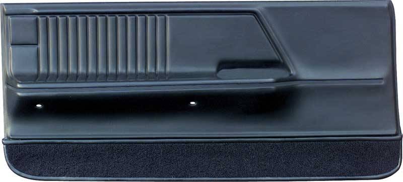 1967 Camaro / Firebird Black Deluxe Molded Front Door Panels