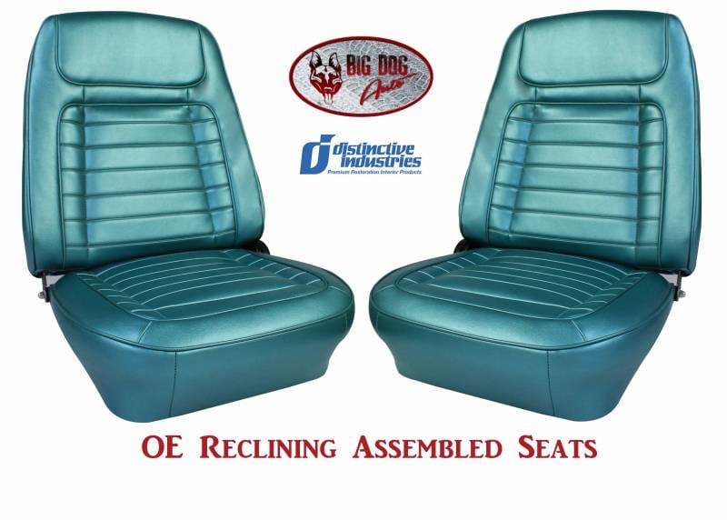 1968 Camaro Deluxe OE Reclining Front Bucket Seats
