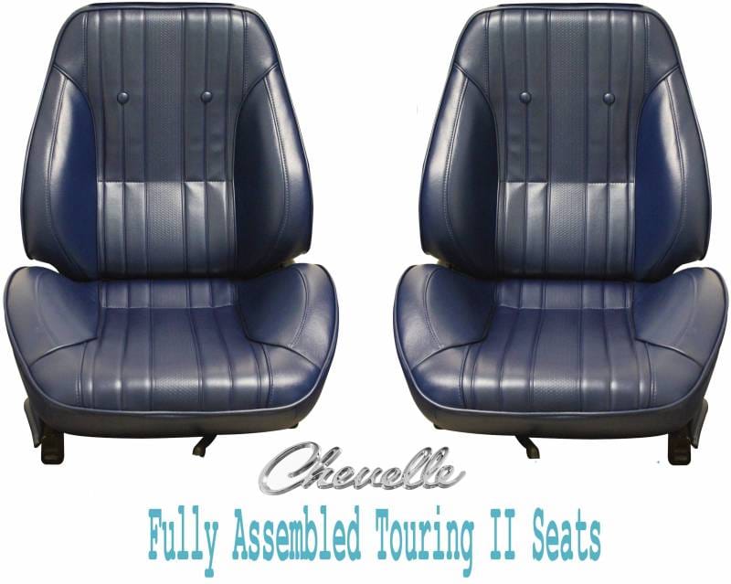 1969 Chevelle & El Camino Touring II Front Bucket Seats Assembled