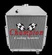 Champion Three Row Aluminum Radiator for 1942-1952 Ford Truck w/ Chevy Conversion CC4252CH thumbnail 3