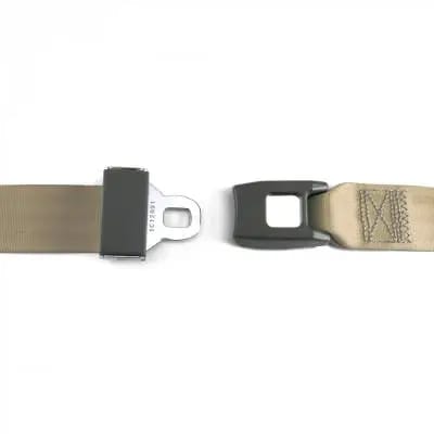 2 Point Goldenrod Lap Seat Belt, Standard Buckle, Pair thumbnail 2