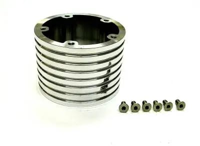 Five Hole Polished Billet Spacer, Your Choice of Size thumbnail 5